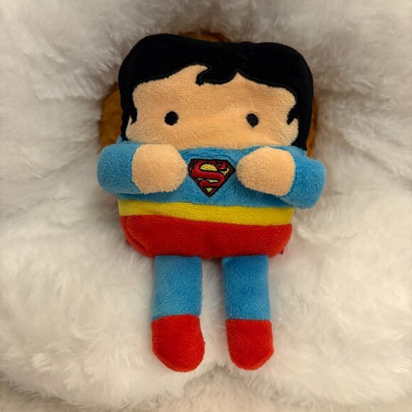 DC Justice League Superman Clip on Square Plush Keychain 2017 (SKU: 282TO) - Picture 1 of 6